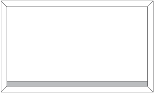 Edge lit lange zijde