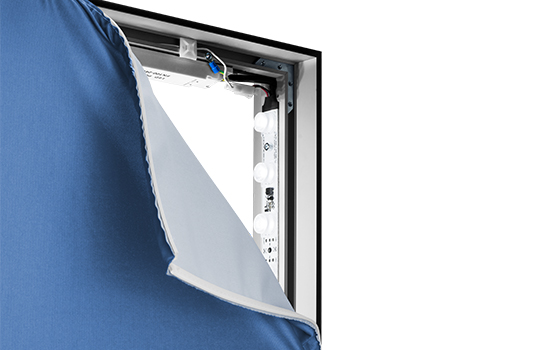 Textielframe met led verlichting
