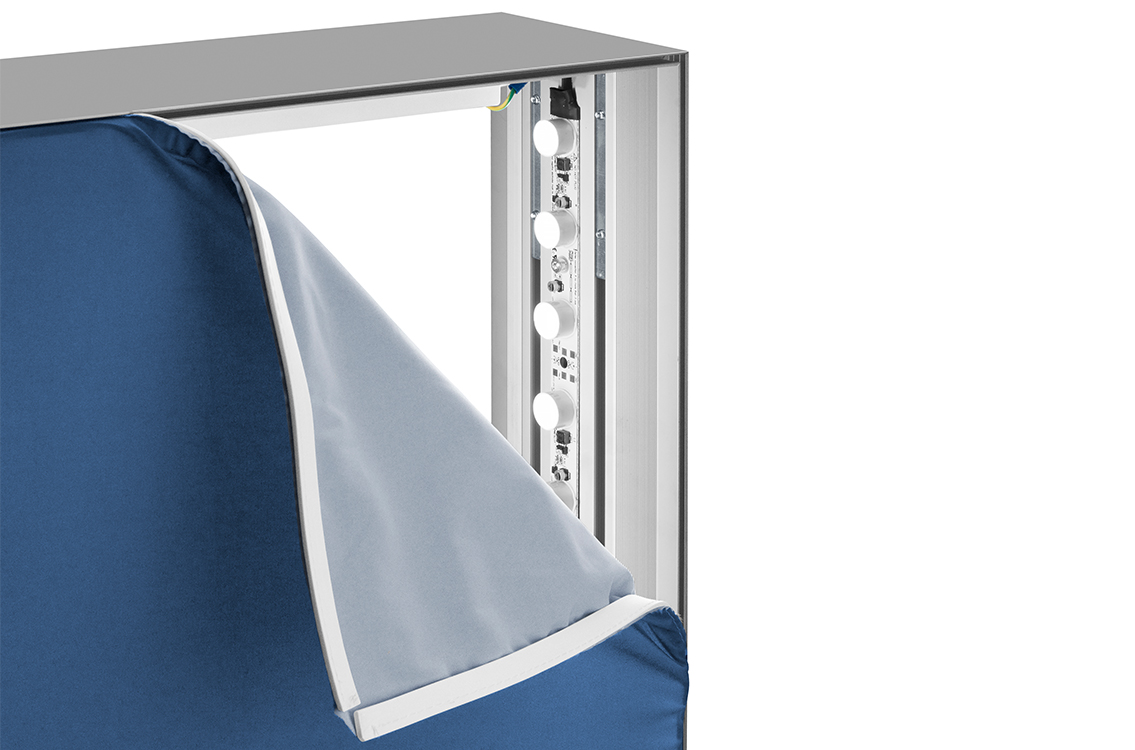 Lightbox double 160 verlicht