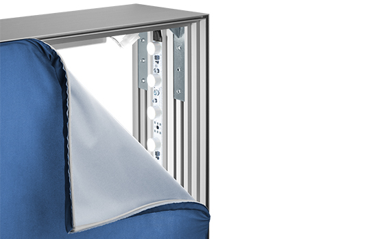 Dubbelzijdig textielframe 200