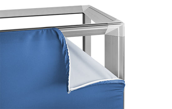 Kubus textielframe met doek