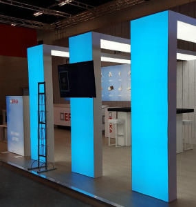 Verlichte textielframes