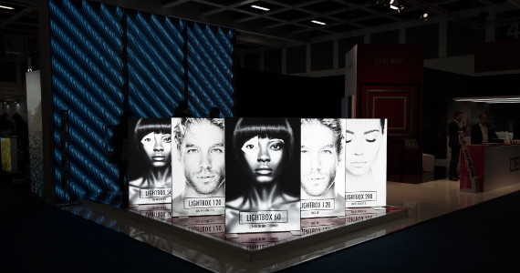 Verlichte lightboxes