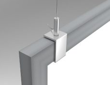 Ceiling mount heavy adjustable